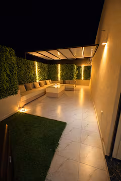 Terrasse de nuit