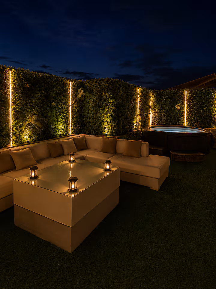 Terrasse de nuit