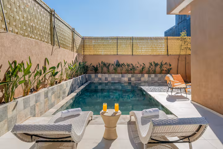 Transats piscine